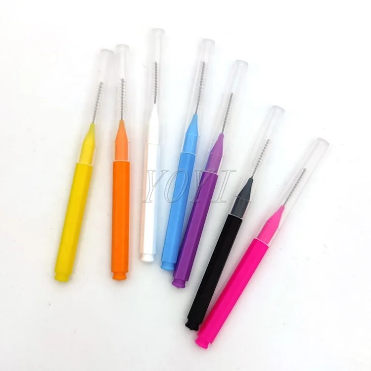 Hot Selling Soft Clean Disposable Interdental Brush Toothpick Portable Micro Dental Teeth