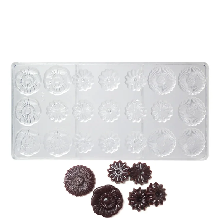 Customized Round Shape Hard Material Polycarbonate DIY PS Custom Chocolate Mold