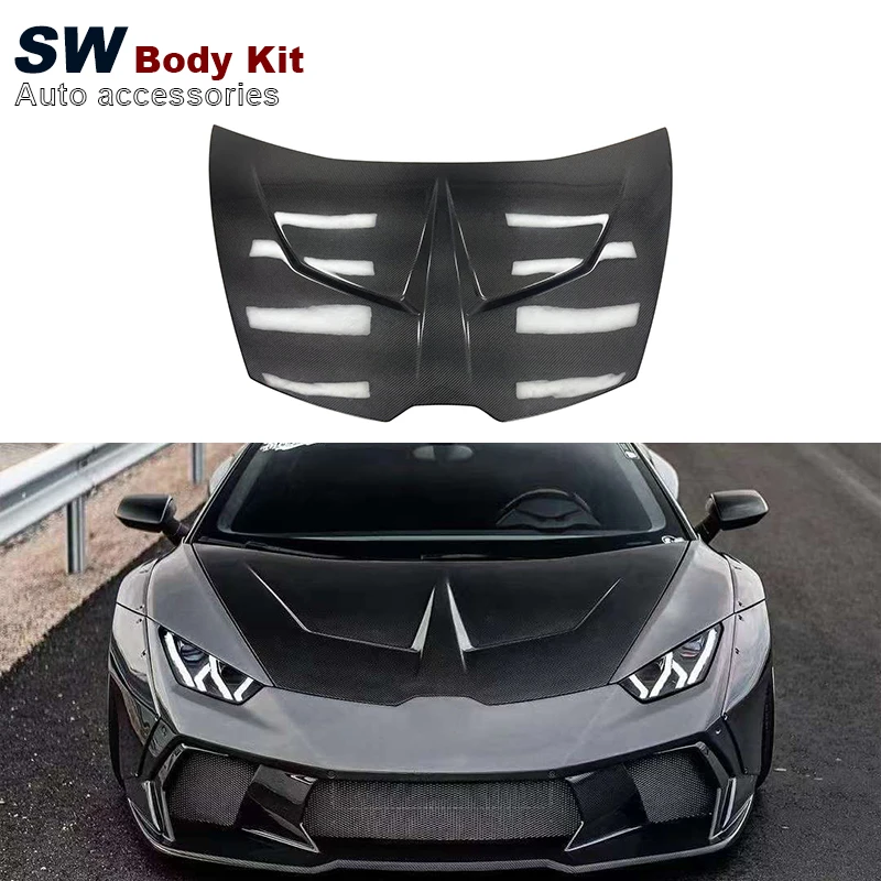 Carbon Fiber 1016 Style Huracan Hood For Lamborghini Huracan LP580 LP610 Upgrade Front Luggage Cover Engine Hood Bonnet Cover