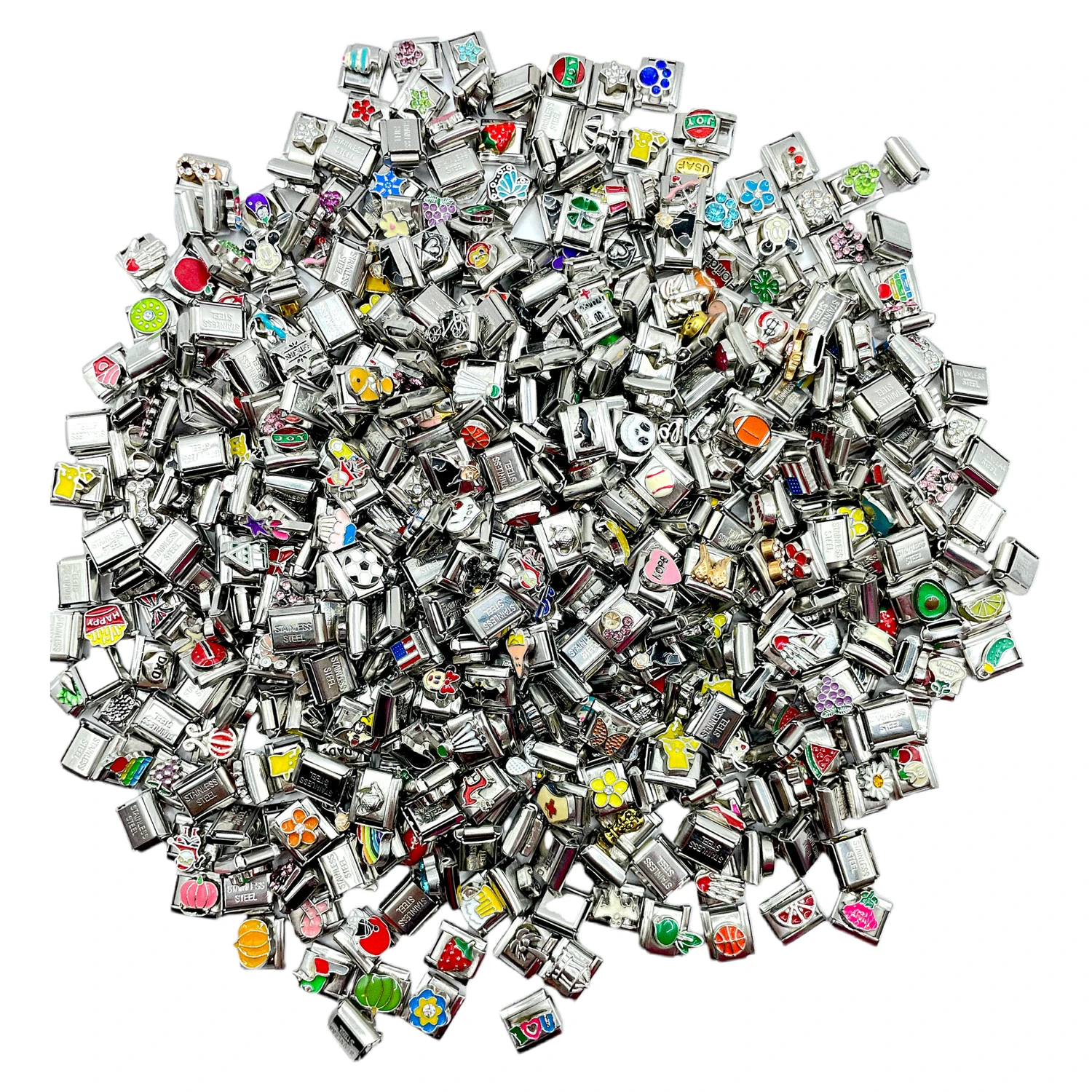 Hot Selling Stainless Steel Bracelet Titanium Steel Italian Charms bracelet jewelry For Man And Women