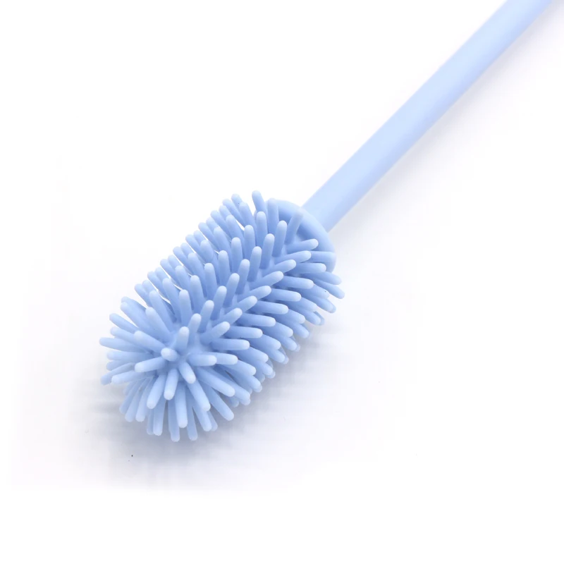 High Quality Washing Tools Bpa Free Long Handle Silicone Bottle Brush