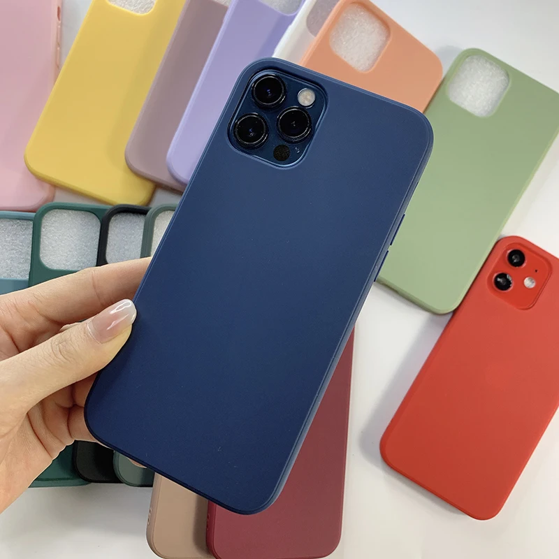  Мягкий силиконовый чехол для телефона из ТПУ iphone x чехол-накладка мобильного Iphone 12 pro Max 6 1 5 4 7