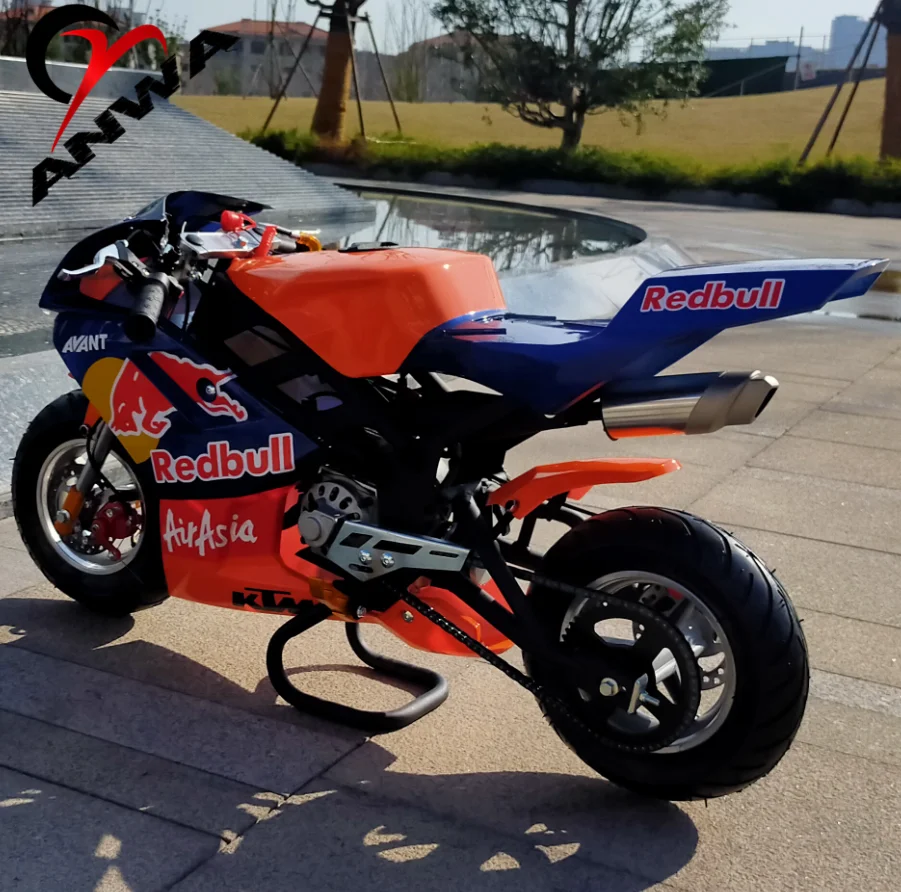 Kids Mini Pocket Dirt Bike 49cc Mini Motorcycle Gas power Cross Pocket Bike