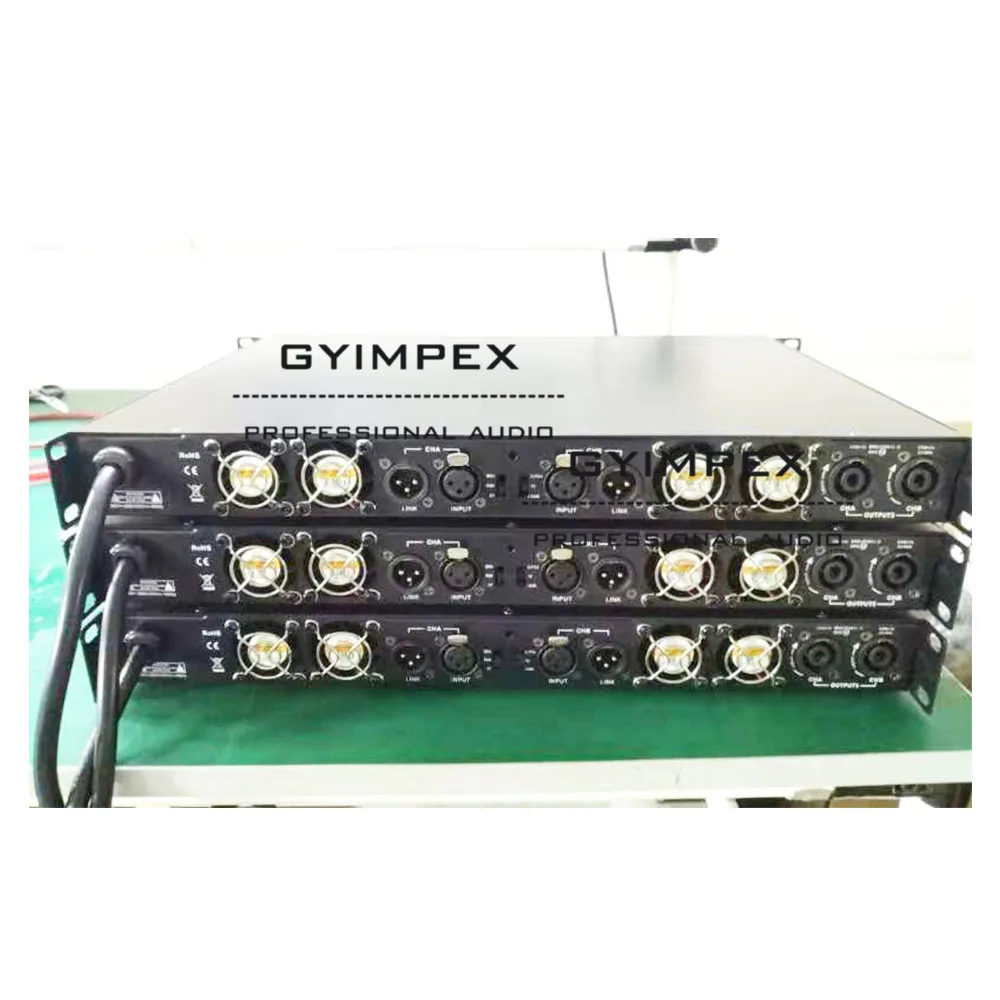 Professional Class d Power Amplifier 1U 2*2800w 2 Channel for 12inch High Subwoofer