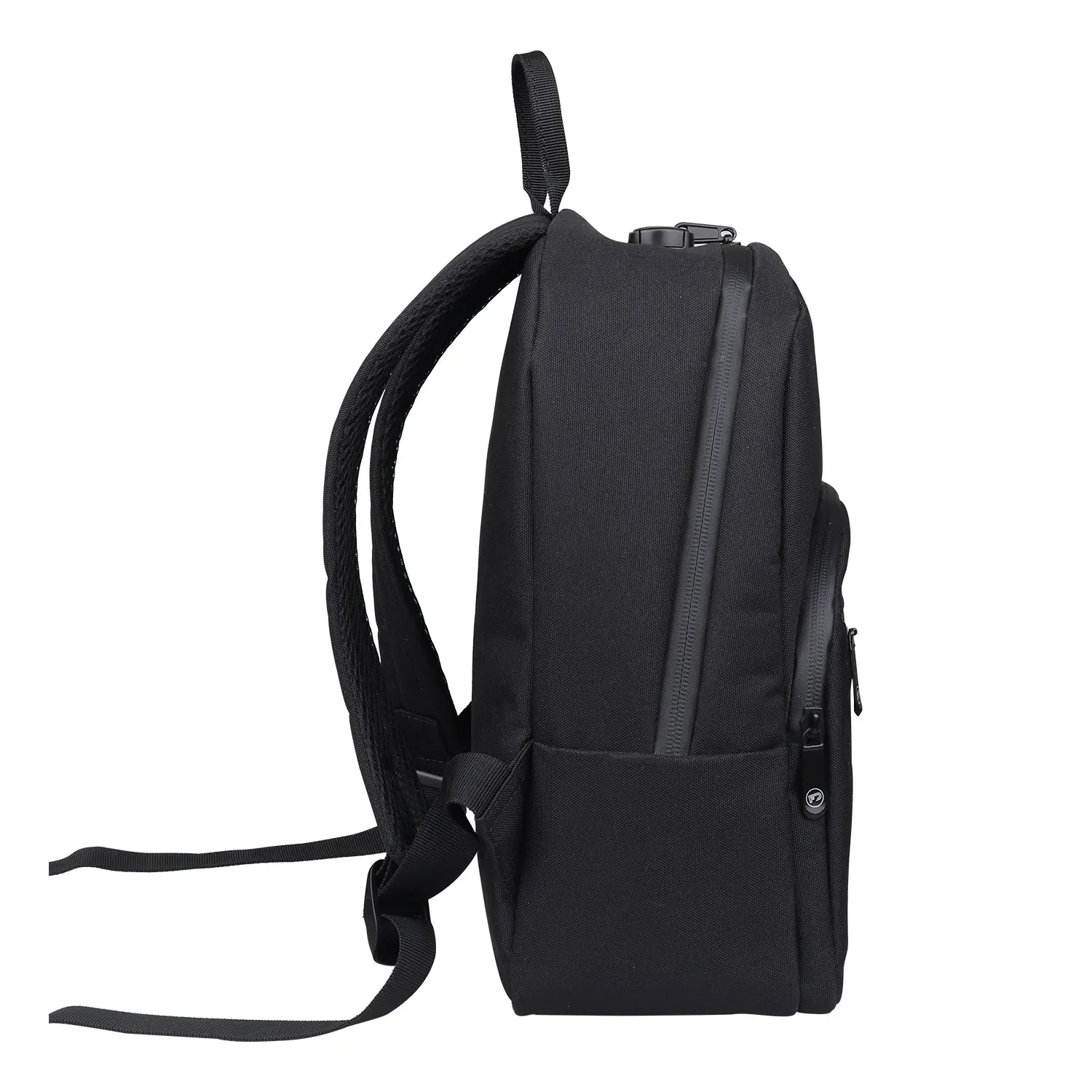 custom odor proof carbon lining backpack PU password lock protect smell proof backpack