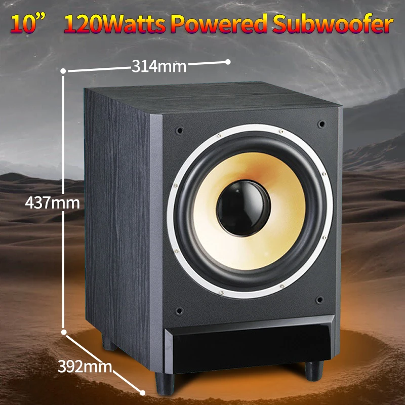 Accusound high quality 5.1 Tower  Home Theatre System with 120Watss Powered Subwoofer|Surround Speakers