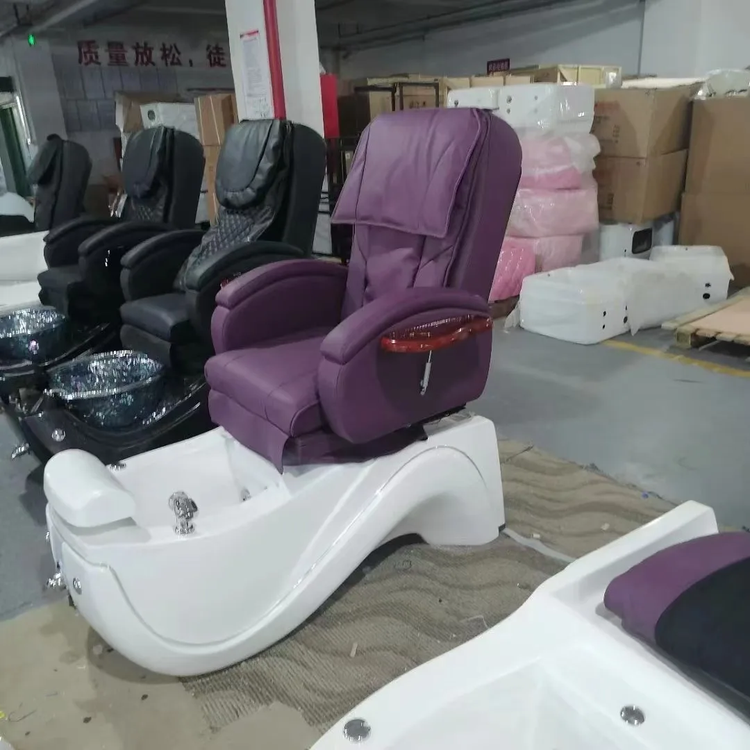 Factory Customized Pedicure Chairs Pipeless No Plumbing Luxury Pedicure Foot Spa Chairs
