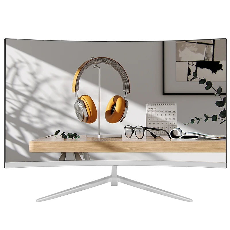 27 32 Inch 1920*1080 1k 75hz 144hz 300cd/m2 Frameless Led Curved Screen Pc Gaming Monitor