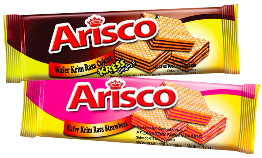 Hot Sell Indonesia Manufacture Wafer Biscuit Chocolate, Strawberry, Pandan Flavour ( 120gr x 6 pc ) Rovana - OEM