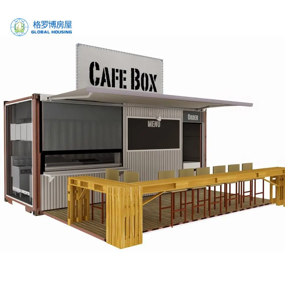 coffee shop design, Mobile 20ft shipping container coffee shop bar for sale