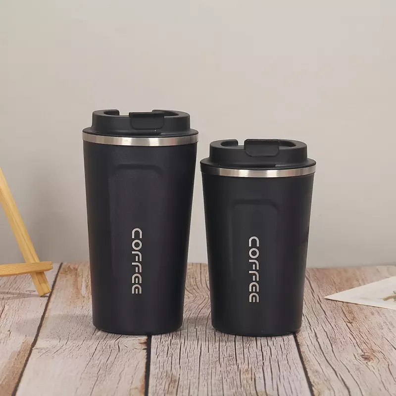 Hot selling  Double Walled Stainless Steel Car Tumbler Business Office Thermal Mug Vacuum Insulated Reusable Coffee Cup