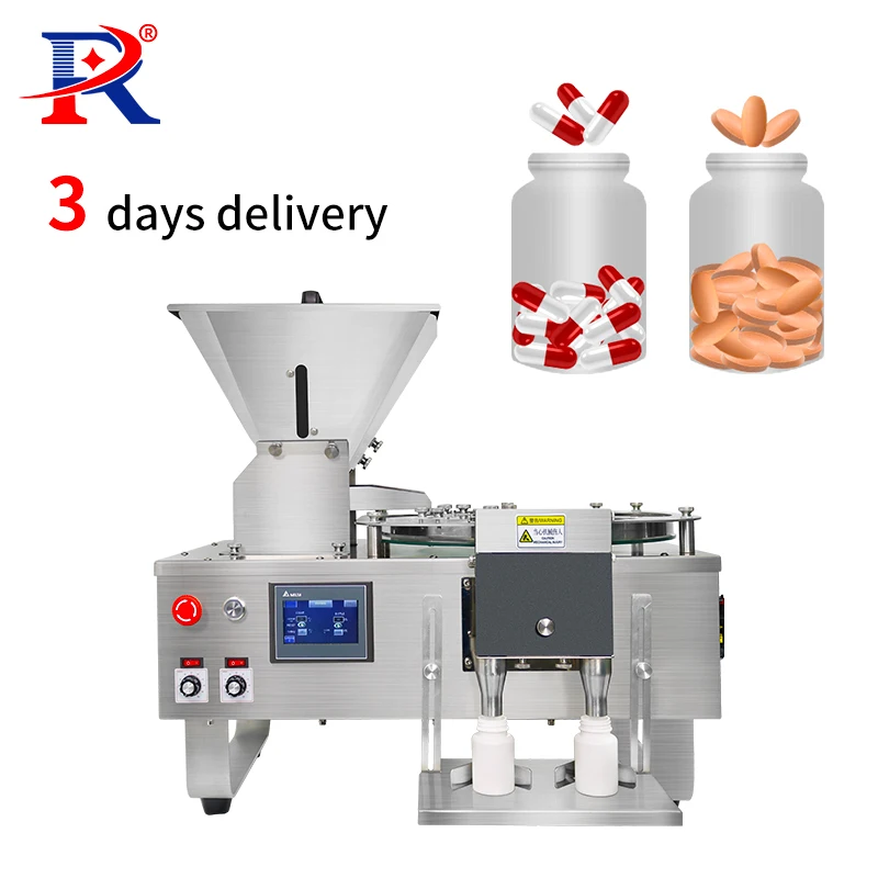 China Pharmaceutical Semi-automatic Small Size Softgel Counter Right Circular Pill Counting Machine Of Price