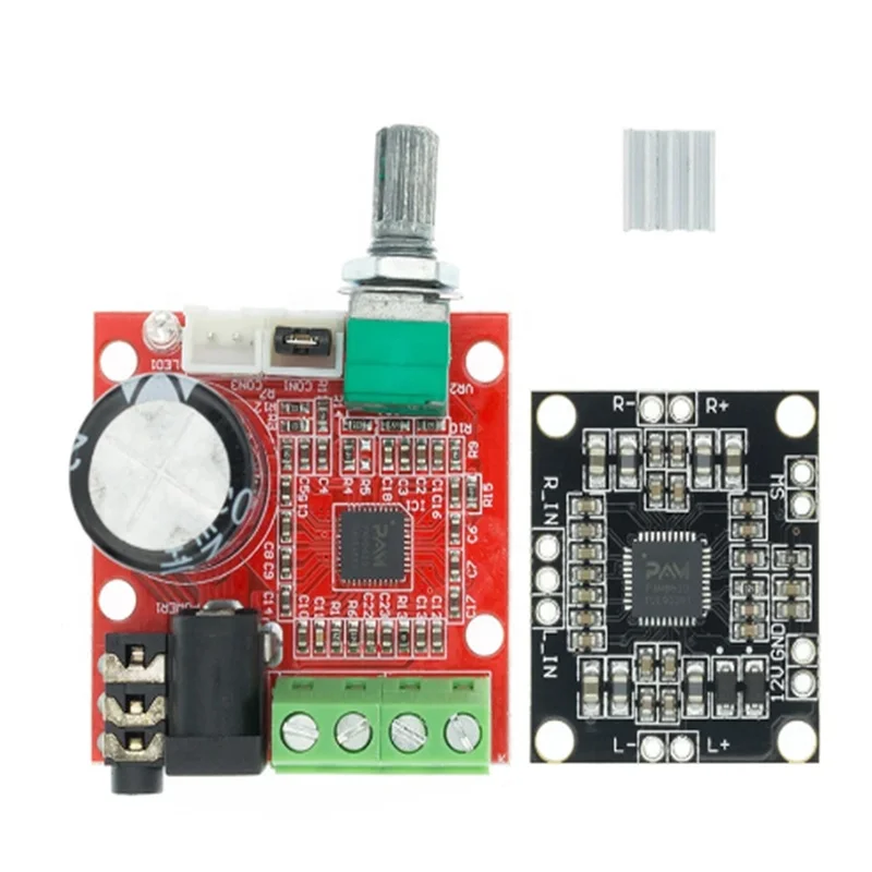 New PAM8610 Digital Power Amplifier Board 2 x15w Dual Channel Stereo mini class D power amplifier board Red/Black