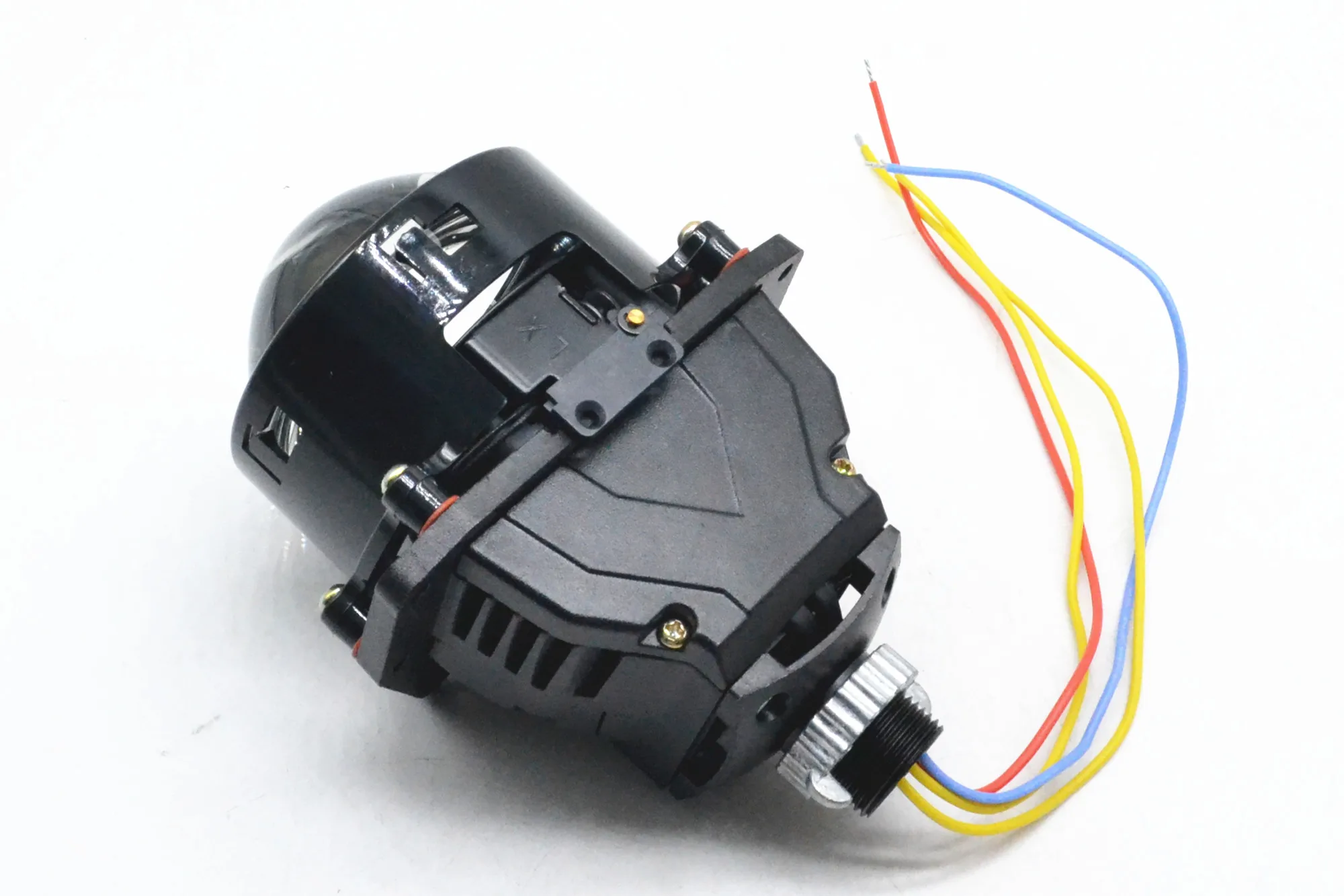 Hot sales H1 bi-led projector lens light 3.0 inch H1 LED  projector lens light with angel eye for motorcycle headlight