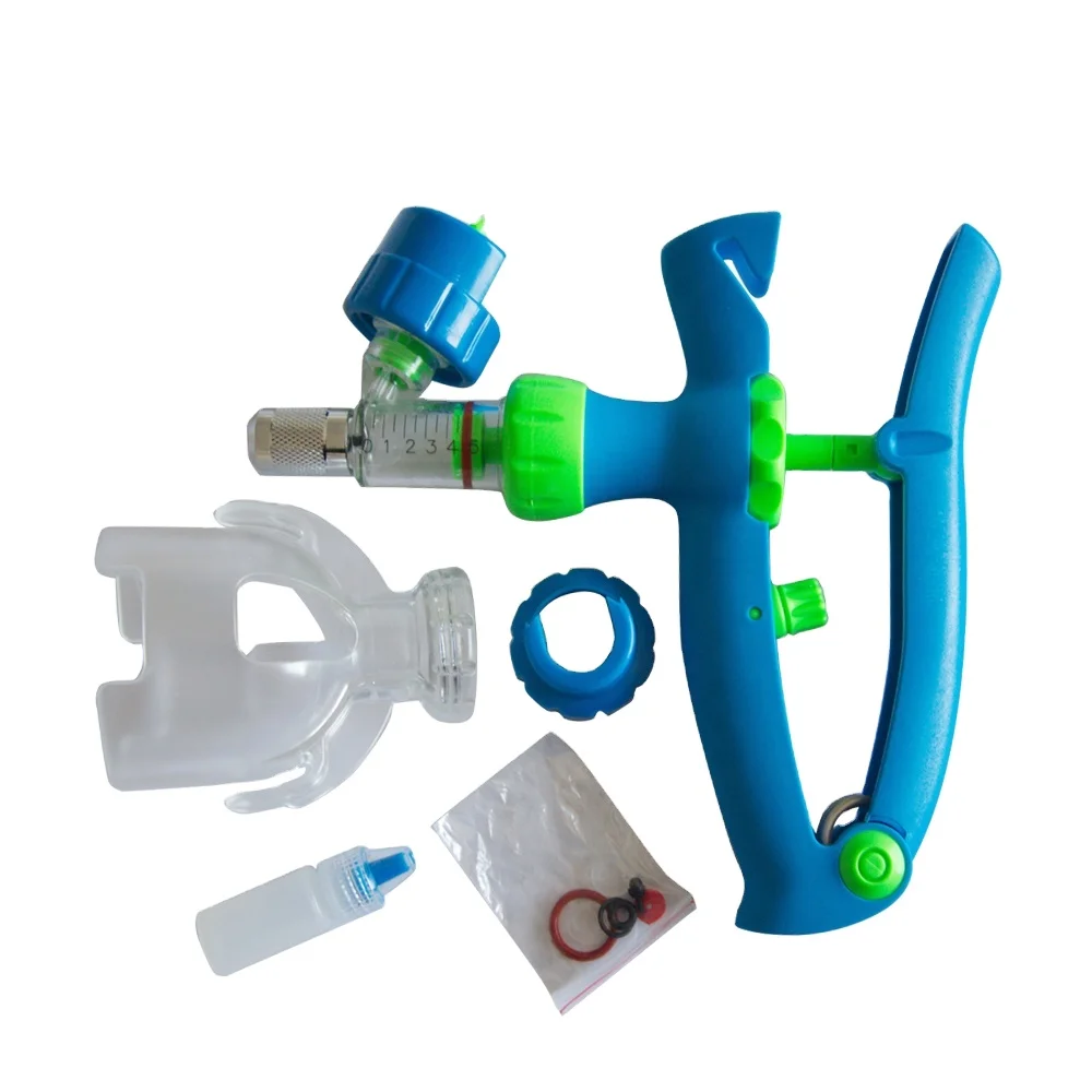 WANJIA New 2ml & 5ml Automatic Injector Plastic Pistol Type Veterinary Syringe