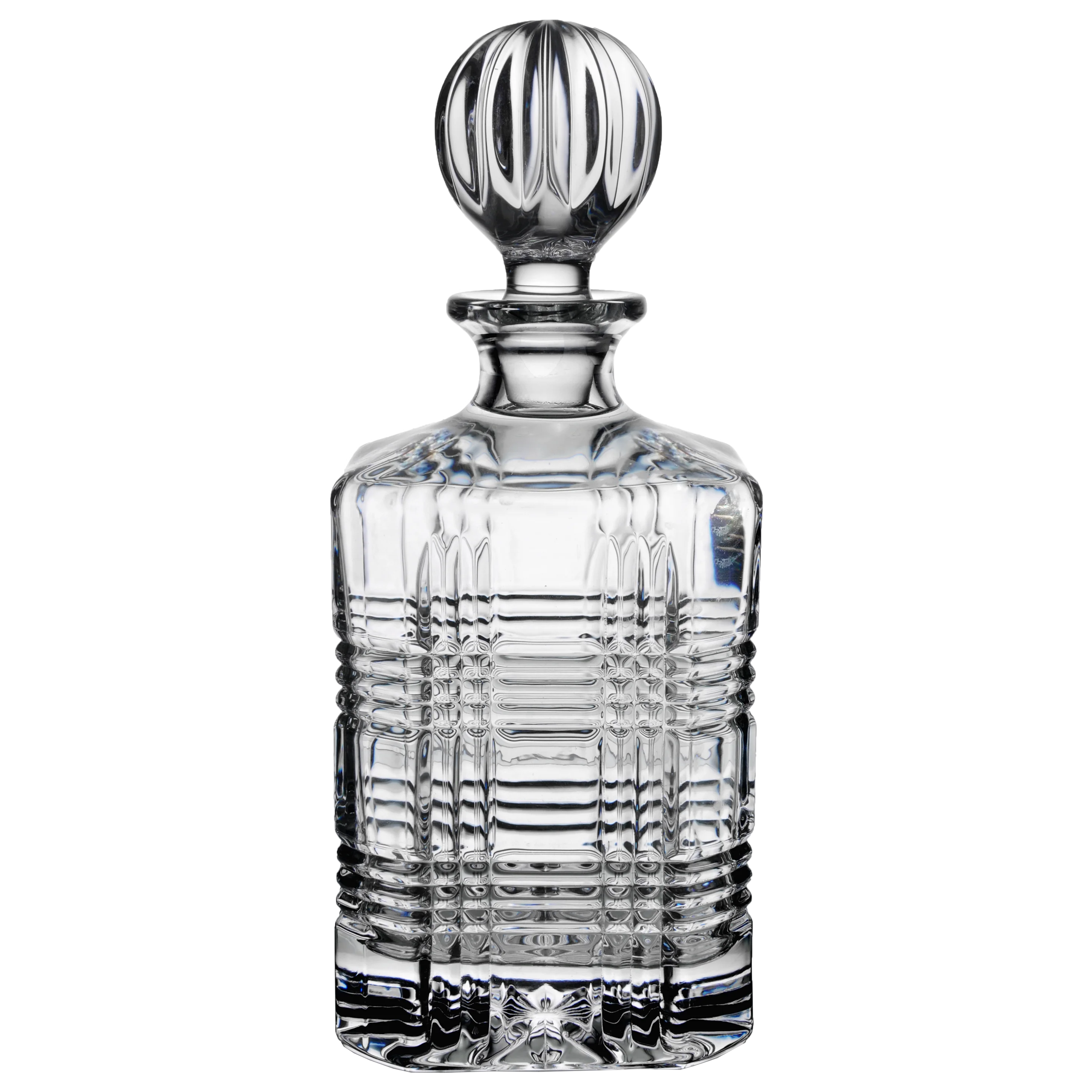 450Ml Hot Selling Whisky Globe Custom Bottle Diamond Wine Glass Creative Gift Set 500Ml Plain Whiskey Decanter With  2 Sealed