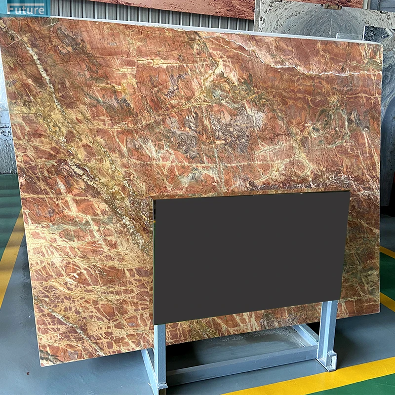 Luxury Top Grade Ruby Red Marble Slab For Wall Panel Bathroom Floor Tiles Hotel Villa Staircase Furniture Countertop