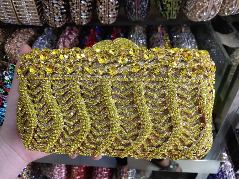 Factory sale 2020 NEW shiny purse rhinestone evening bag crystal clutch for women