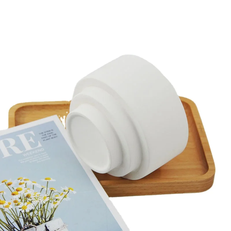 Wholesale Cheap Price frascos para velas white ceramic candles with lid