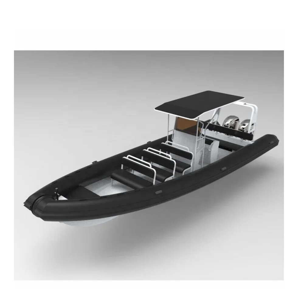RHIB орка гипалон круйзер алюминиевый корпус надувной ребро 900 лодка с двойным двигателем
