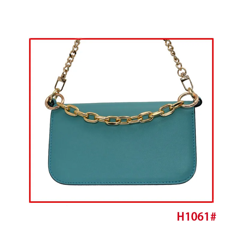 hot sale bag chain extender aluminium alloy easy going snap buckle handbag metal strap DIY Shoulder straps