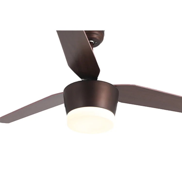 hot sale white Energy saving Bldc motor plywood blade with LED ceiling fan