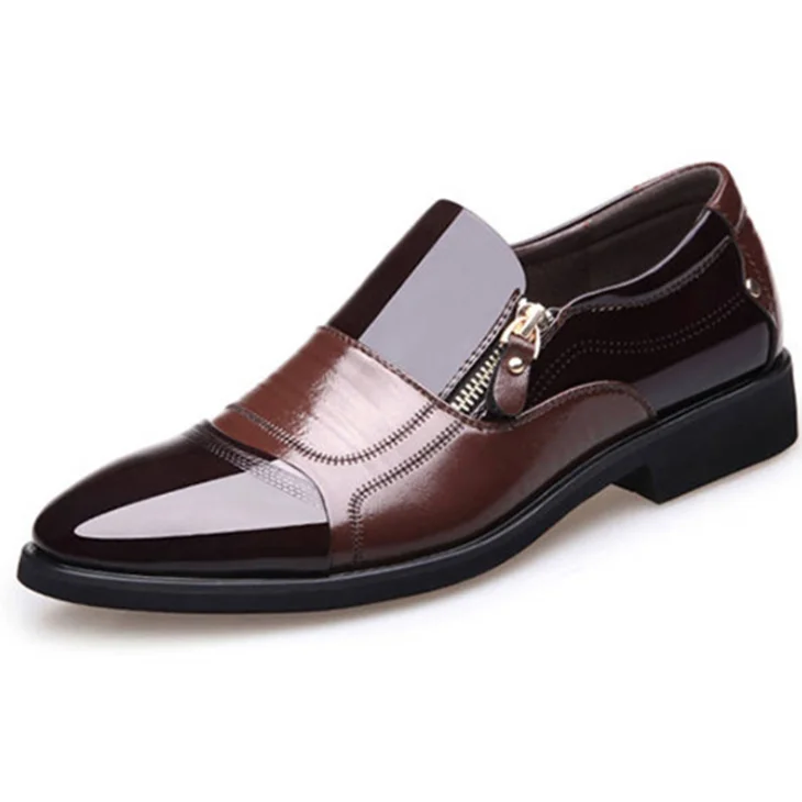 Business Men Dress Shoes Fashion Elegant Formal Wedding Shoes Men Slip On Office Shoes