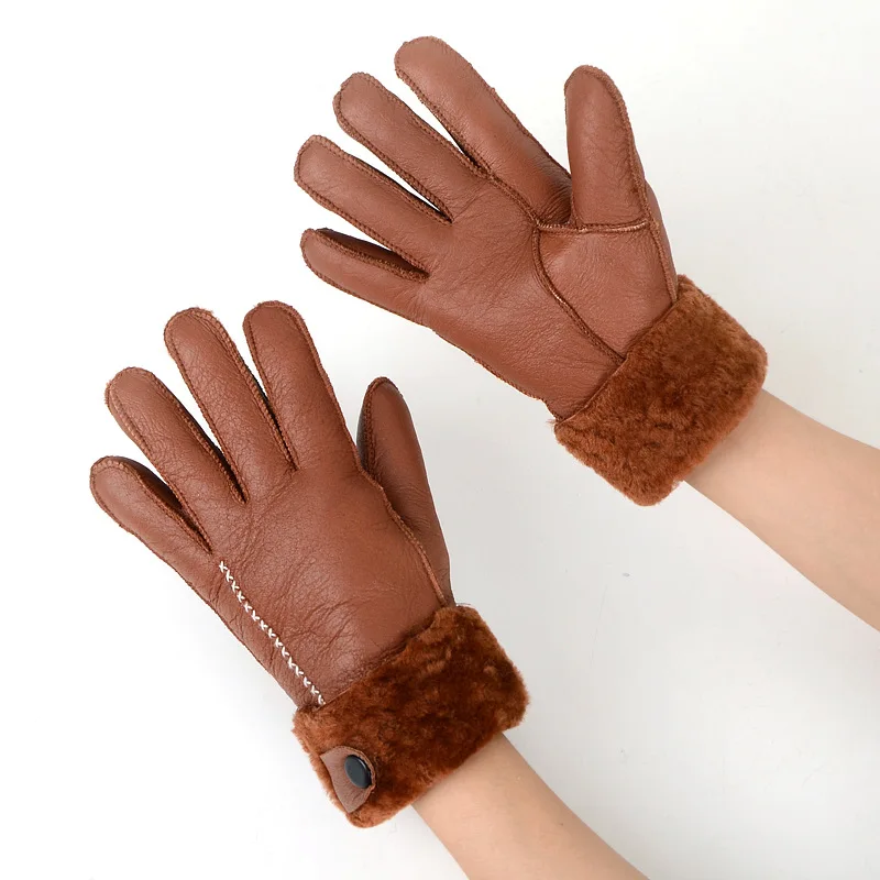 The Queen Of Quality Women Sheepskin  Cheap Leather Warm Fur