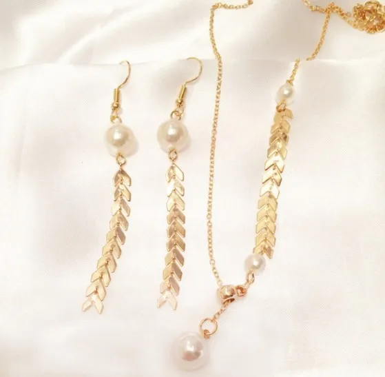 Custom Gold Plated Stainless Steel Jewelry Necklace Jewelry Clavicle Chain Necklaces Choker Pearl Necklace For Women Factory