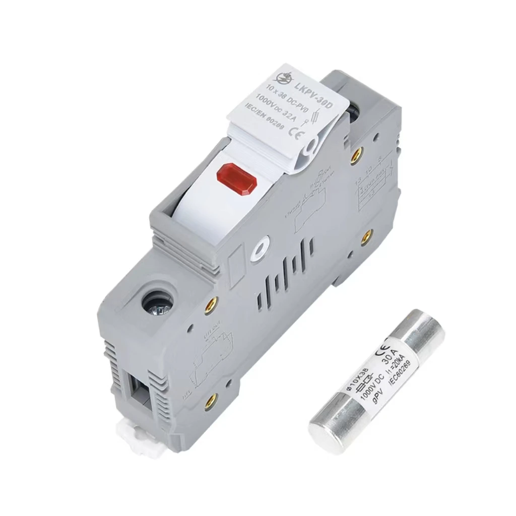 Professional  CE LKX 1p DC Indicative window multimeter fuse Fuse holder Fuse box