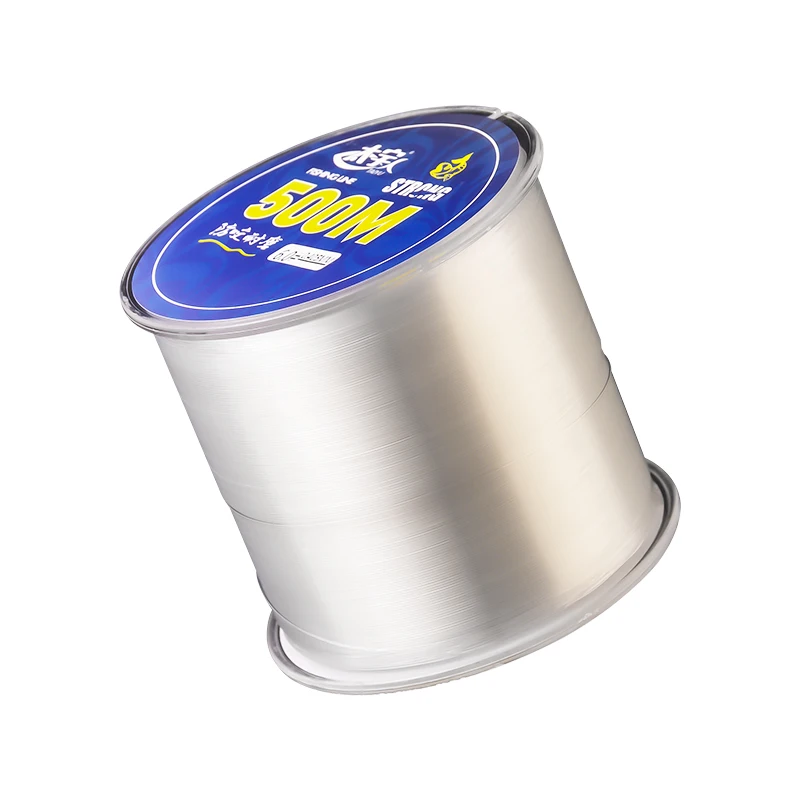 500m High Strength Clear Fishing Line Fishing String Abrasion Proof Nylon Monofilament Fishing Line