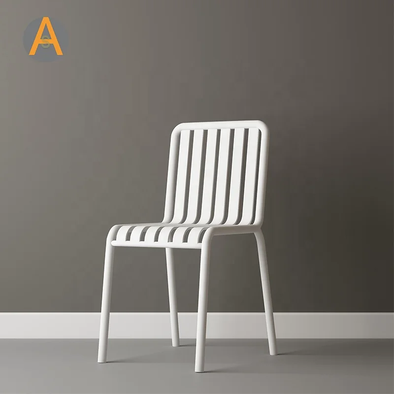 Aluminum Outdoor Chair Garden Patio Rustproof Aluminum Terrace Waterproof Sun resistant Garden Chair