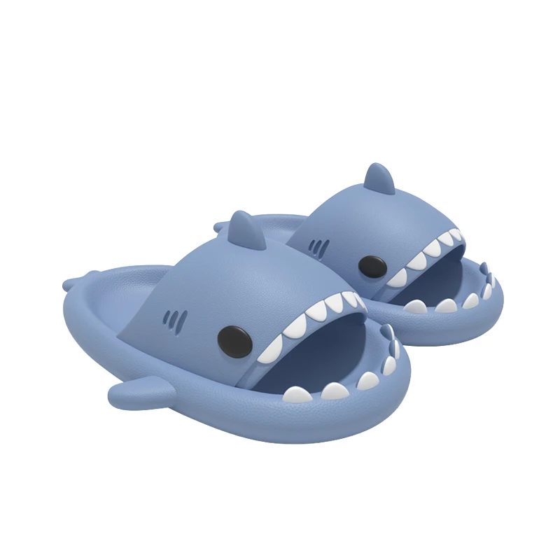 Wholesale Price Original Designer Shark Slides Kids Indoor Outdoor Kids Slides Slippers Custom Logo Anti Slip