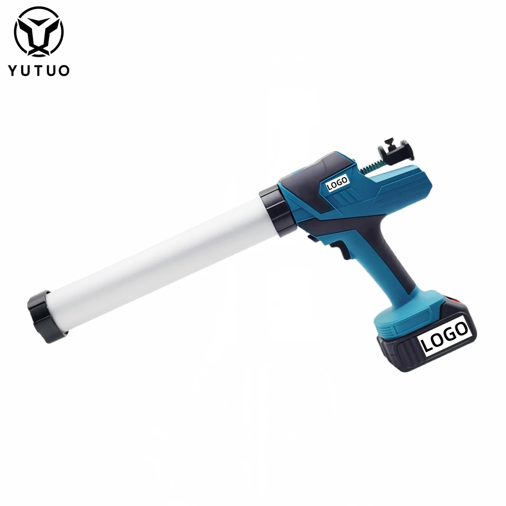 YUTUO wholesale custom logo 21v 800kg battery cordless electric power glue caulking gun with li-batteries electric
