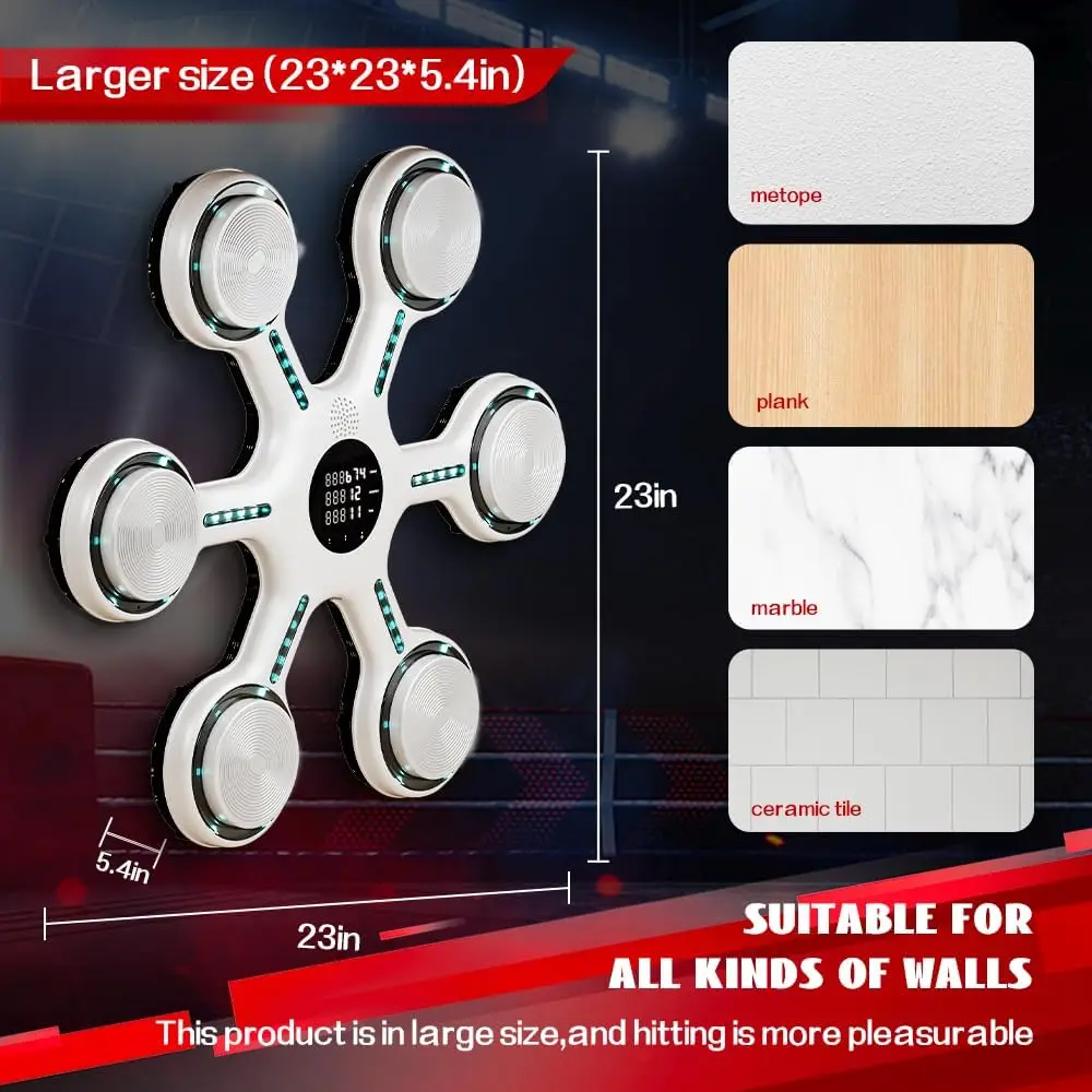 Wellshow  Music Boxing Machine Home Fitness Boxing Equipment Features Boxing Training Punching Equipment