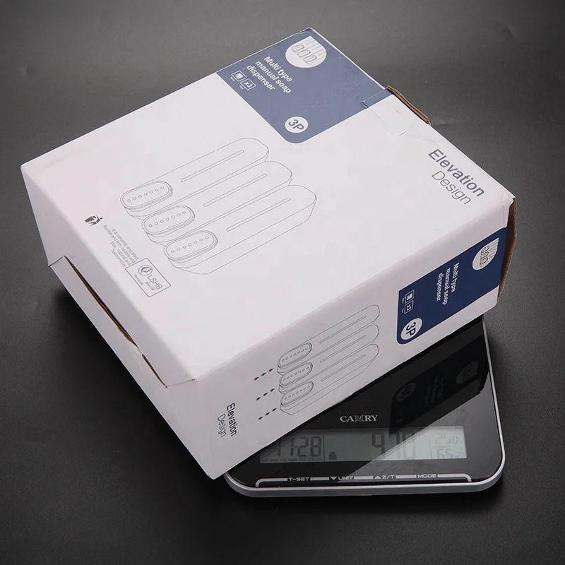 OEM bathroom 300ml shampoo dispenser white refillable shampoo and conditioner dispenser pump white