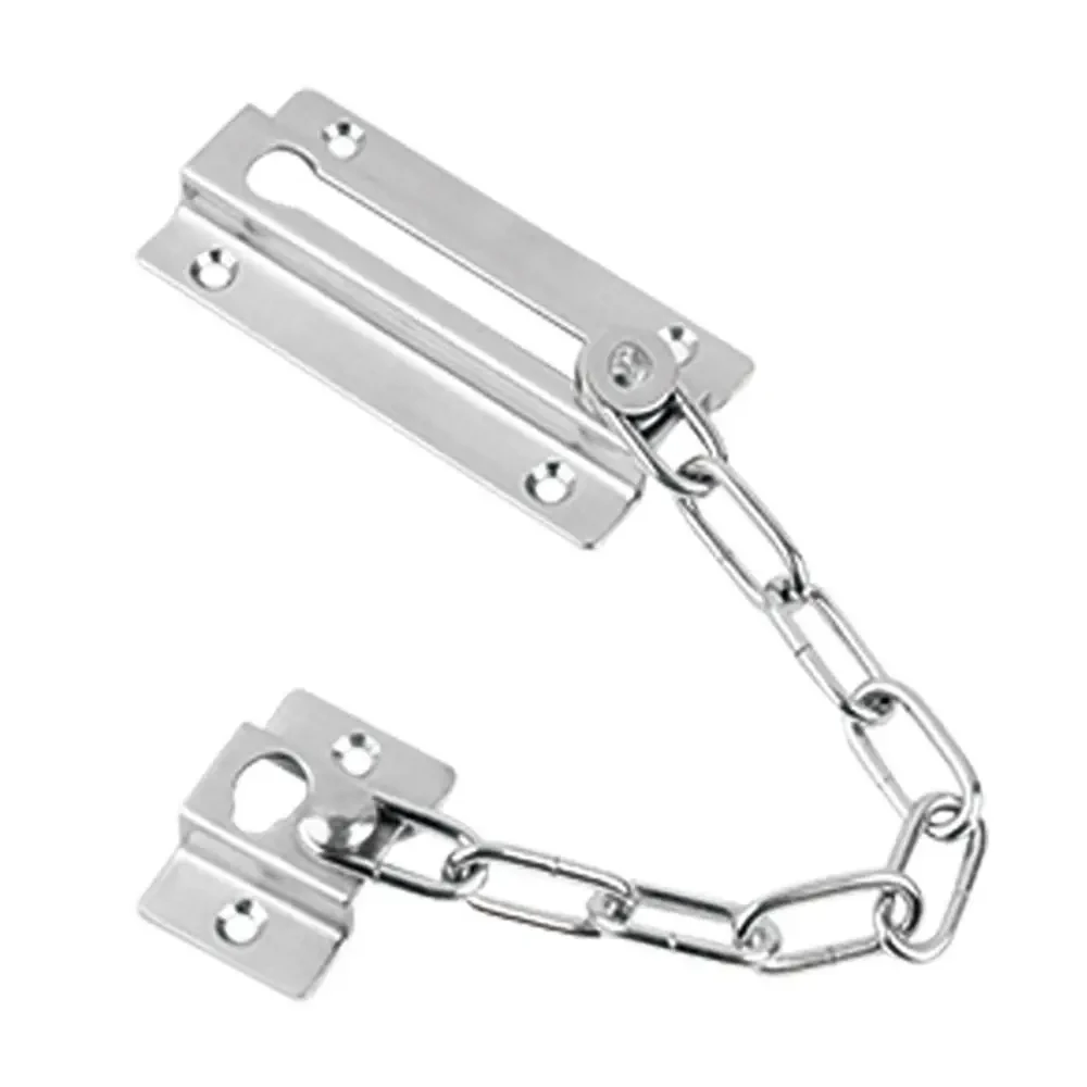 Wholesale Stainless Steel Safety Door Lock Inside Door Child Guard Proof Anti-Theft Latch Lock Chain Lock Door Latch
