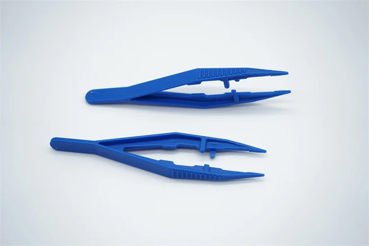 Hospital Medical Different types forceps surgical medical plastic forceps 12.5cm