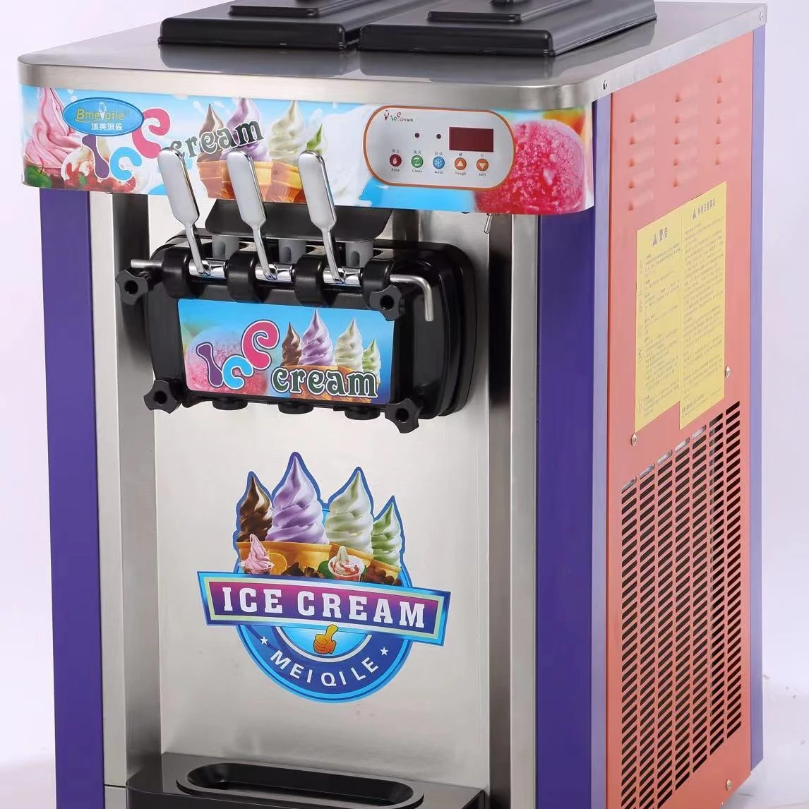 3 Flavors Ice Cream Machine Commercial Soft Serve Ice Cream Machine Making Ice Cream Factory Price