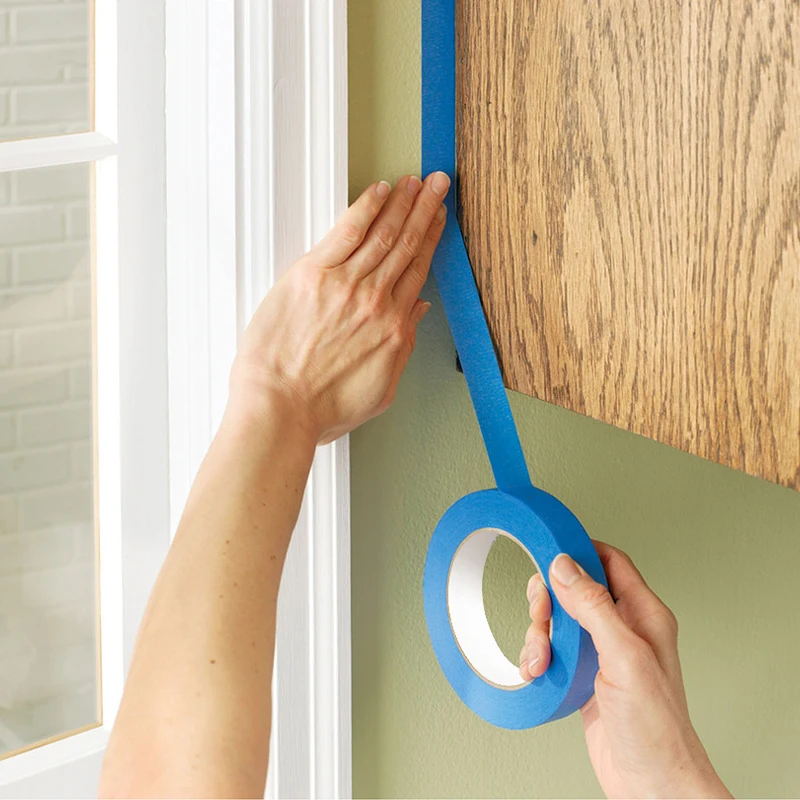 Hot Selling Paint Mask Custom Or Standard Good Price Meihe Paper Blue Masking Painter Tape