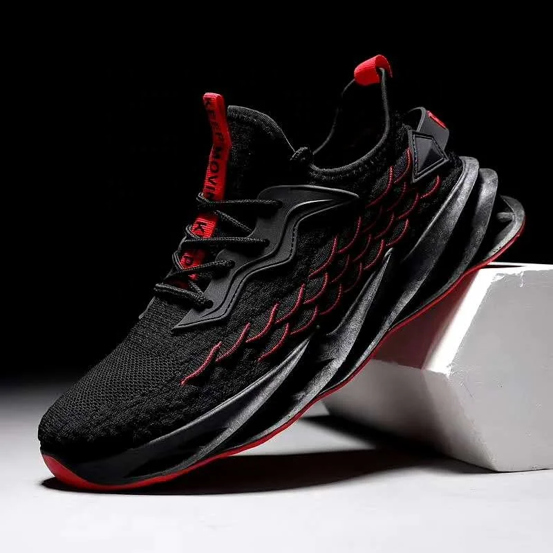 Online shopping sales injection shoes breathable flat casual sport men fancy shoes