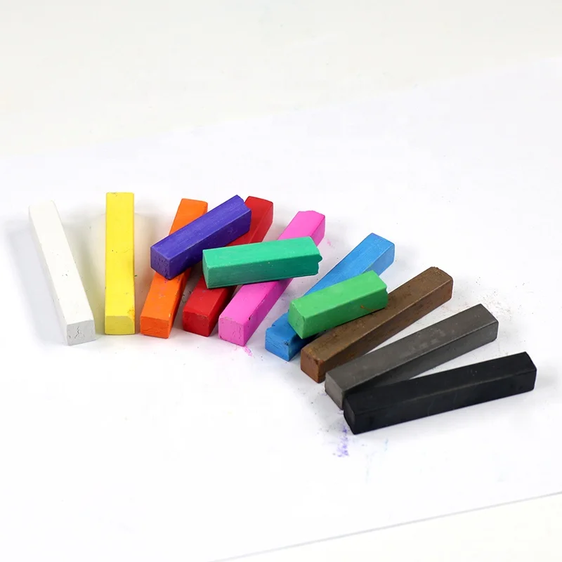 24 Assorted Colors Soft Pastels Chalk Stick for Crafts Projects,Drawing, Blending,Layering, perfect for beginners and Artist