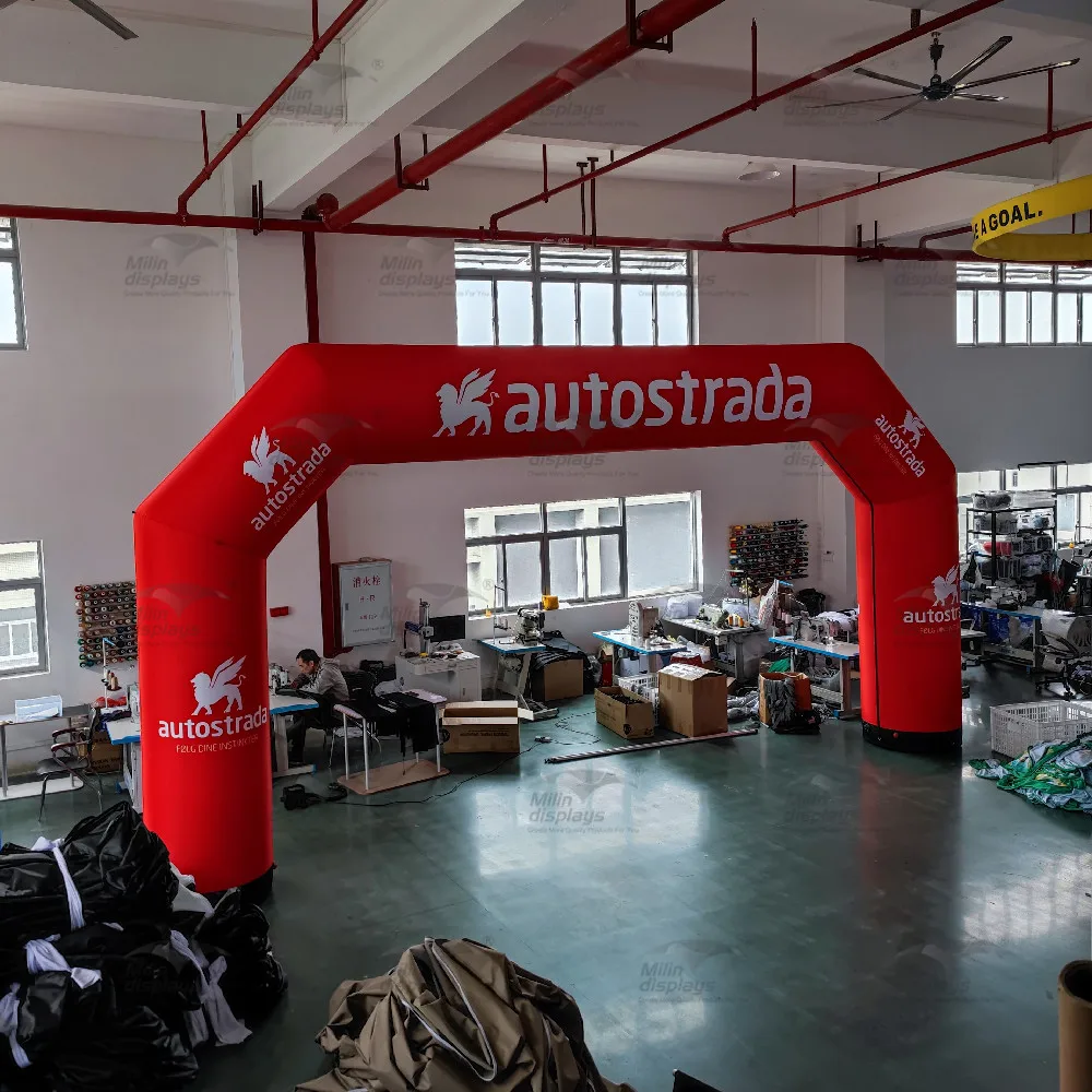 Summer Winter Outdoor Sports Racing Events Airtight Advertising Arch Inflatables