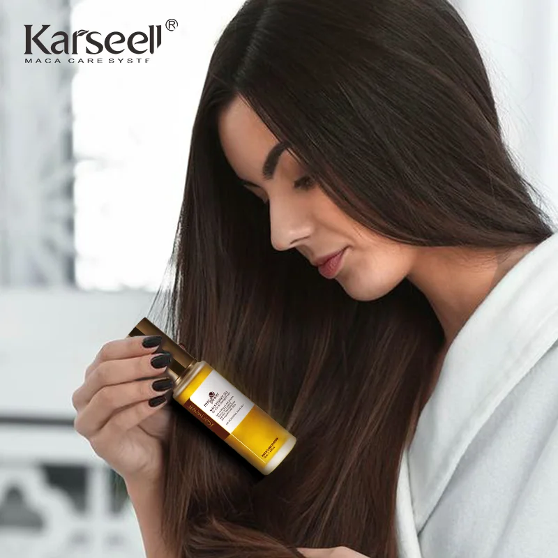 Karseell Hot Sale Product Private Label Pure Plant  Hair Argan Oil Morocco Body Care High Quality Hair Treatment Growth Oil