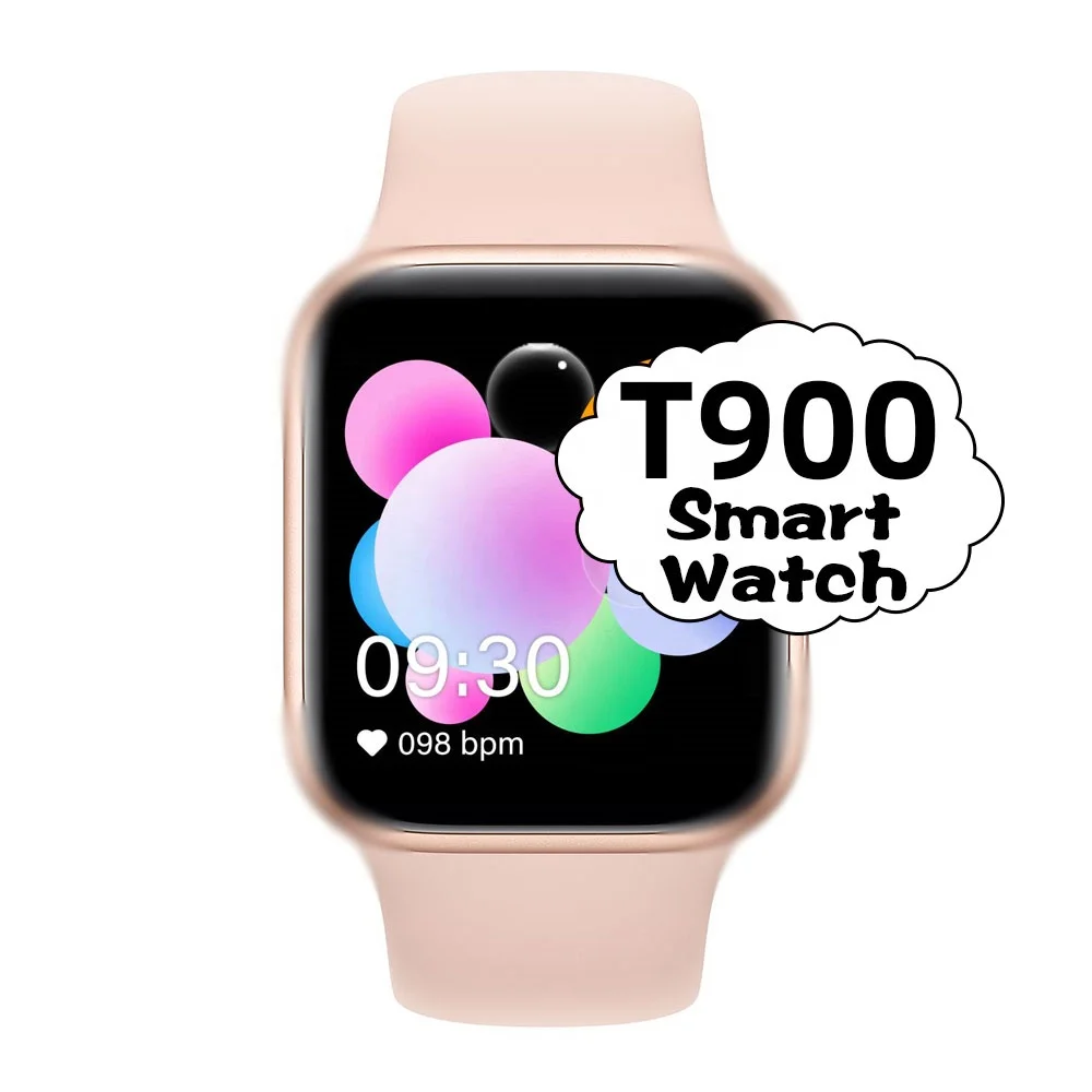 
2020 T900 Relojes BT Smartwatch Sport Ip68 Waterproof Iwos Series 5 Smart Watch T900 