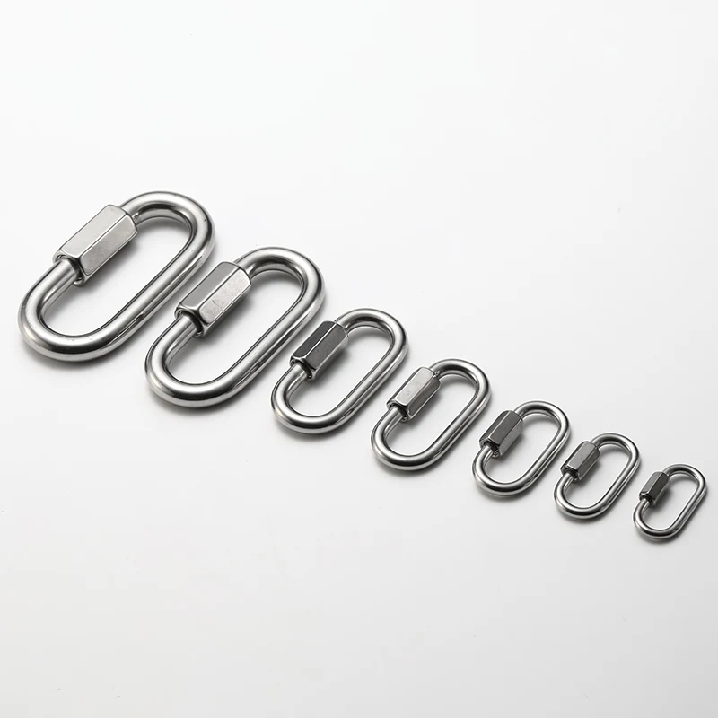 JRSGS высокое качество оптовая продажа быстрые звенья с резьбой нержавеющая сталь 304/316/железные быстроразъемные