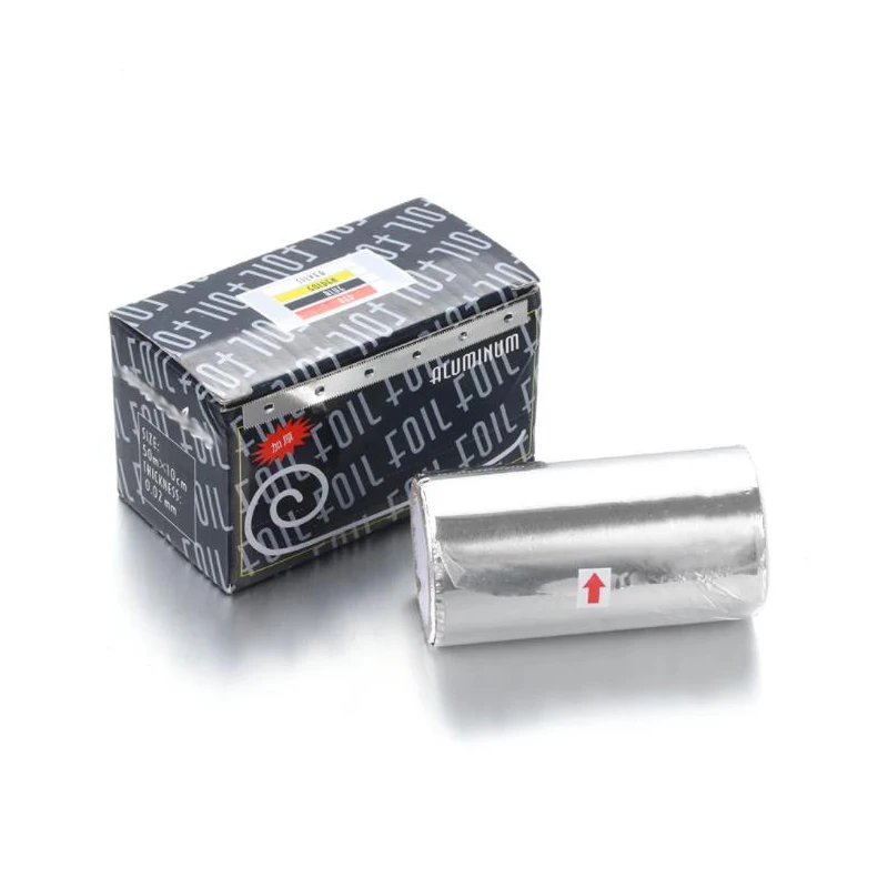 OEM embossed aluminium foil paper hair foils professional hair coloring foils for hair salons