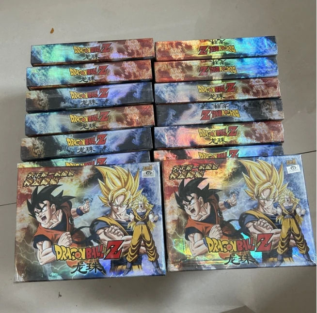 GL Wholesale Cartoon Game Toy Cards Thickened TR 3D Dragon Ball Anime Collection Cards for Children