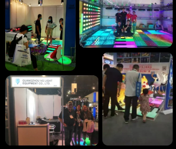 New Products Interactive Props Circle Led Disco Light