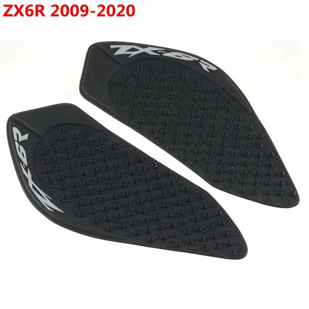 For KAWASAKI ZX6R ZX10R ZX14R Motorcycle Tank Pads Protector Sticker Decal Gas Knee Grip Tank Traction Pad Side